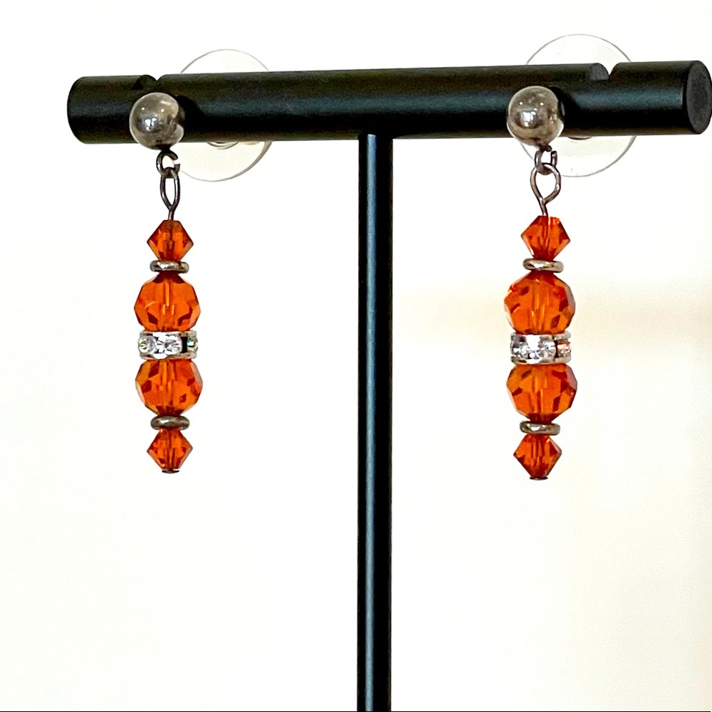 Roche beaded post earrings